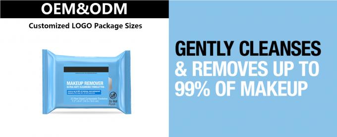 OEM Non Comedogenic Makeup Remove Wipe Fragrance Free Face Wipes 25 Count 1