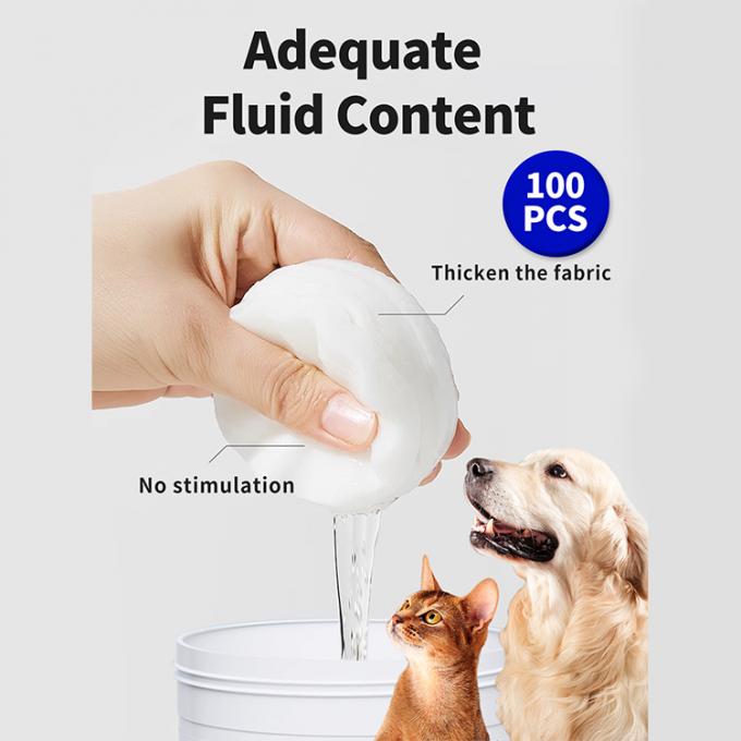 Customizable Gentle Pet Wet Wipes Hypoallergenic Eye Cleaning Wipes For Dogs 1