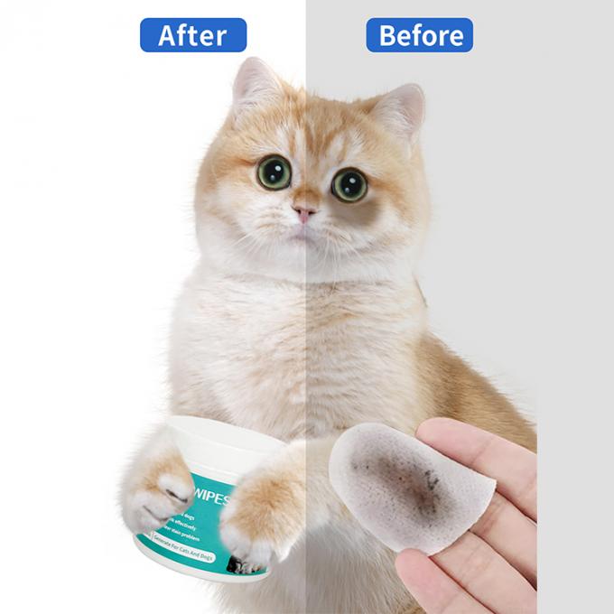 Customizable Gentle Pet Wet Wipes Hypoallergenic Eye Cleaning Wipes For Dogs 2