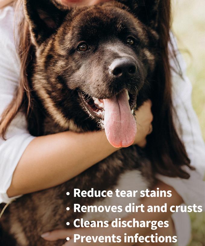 Customizable Gentle Pet Wet Wipes Hypoallergenic Eye Cleaning Wipes For Dogs 3